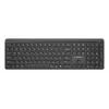 Gembird KB-WPS-03-CYRL Dual-Mode Slim Wireless Keyboard (2.4G + BT), Russian/Cyrillic Layout, Black