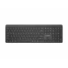 Gembird KB-WPS-03-CYRL Dual-Mode Slim Wireless Keyboard (2.4G + BT), Russian/Cyrillic Layout, Black