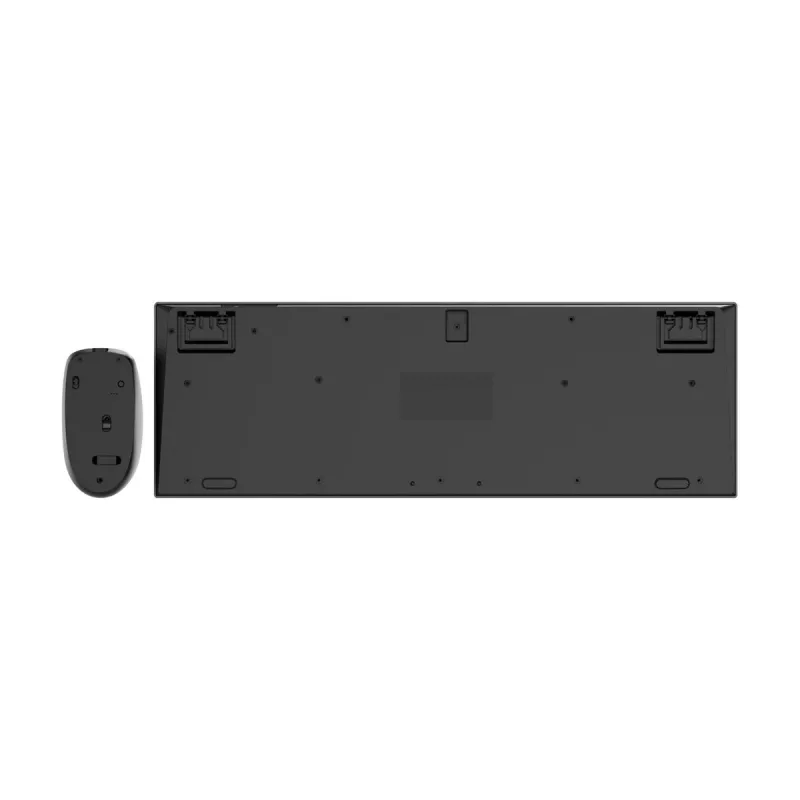 Gembird KBS-WPS-02 Dwutrybowy cienki bezprzewodowy zestaw biurkowy, 2,4 GHz + Bluetooth, układ US (klawiatura i mysz)