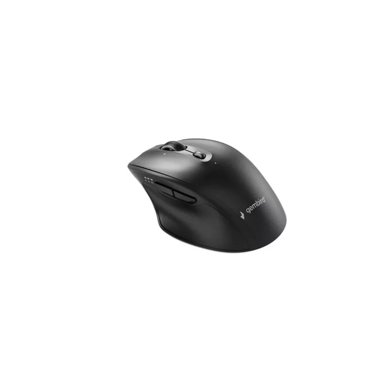 Gembird MUSW2-6B-02 Bezprzewodowa mysz dwutrybowa (2.4G + BT), 2400 DPI, 6 przycisków, czarna
