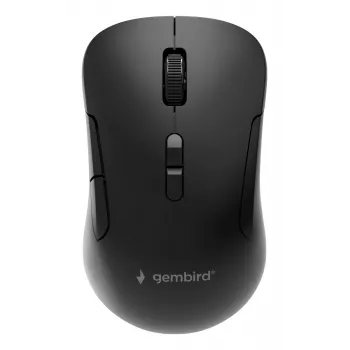 Gembird MUSW2-7B-01 Dwutrybowa mysz bezprzewodowa (2.4G + Bluetooth), 1600 DPI, 7 przycisków, czarna