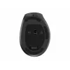 Gembird MUSW3-9B-01 Trójtrybowa Bezprzewodowa Mysz Ergonomiczna (2.4 GHz + Bluetooth + USB-C), 2400 DPI, 9 Przycisków, Czarna