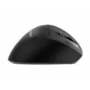 Gembird MUSW3-9B-01 Trójtrybowa Bezprzewodowa Mysz Ergonomiczna (2.4 GHz + Bluetooth + USB-C), 2400 DPI, 9 Przycisków, Czarna