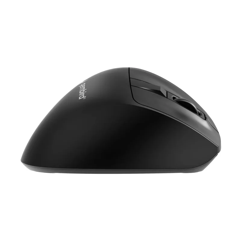 Gembird MUSW3-9B-01 Trójtrybowa Bezprzewodowa Mysz Ergonomiczna (2.4 GHz + Bluetooth + USB-C), 2400 DPI, 9 Przycisków, Czarna