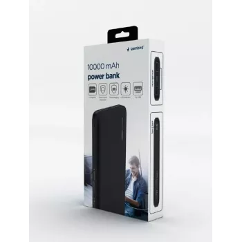 Gembird PB10-01 Power Bank 10000 mAh Czarny