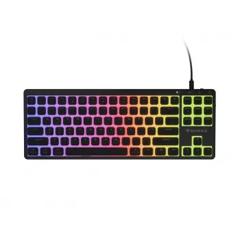 GENESIS Thor 430 TKL Mechaniczna Klawiatura Gamingowa RGB Podświetlana Układ US Czarna