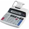 GENIE D69 PLUS Desktop Printing Calculator with Ink Roller, 12-Digit LCD, 2-Color Print, AC/Battery
