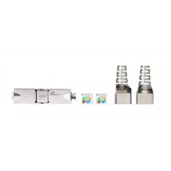GETFORT 58459 Cat.6 UTP Keystone Jack RJ45, biały