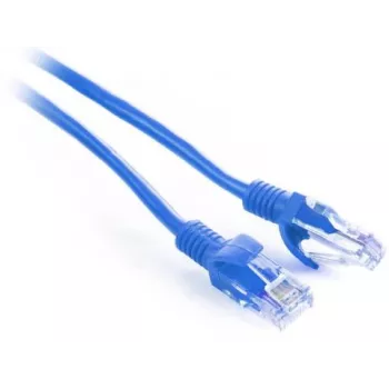 GETFORT Cat.5e UTP Patchcord 0,25 m niebieski RJ45 Ethernet przewód sieciowy