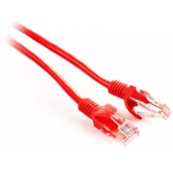 GETFORT Kabel krosowy UTP kat.5e 1m Czerwony
