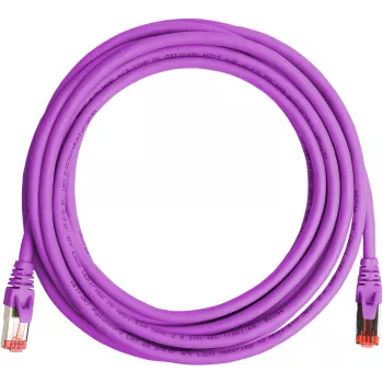 GETFORT Kabel krosowy Cat.6A S/FTP LSOH 5m fioletowy