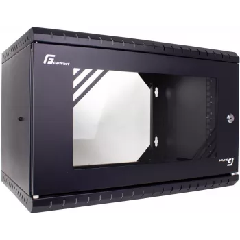 GETFORT ECO v3 szafa rack wisząca 19 cali 6U, 520x340mm, czarna (WGF064-53E-WGBv3)