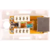 GETFORT GF-1G5EFTP Ekranowany moduł natynkowy RJ45 Cat.5e, biały