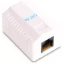 GETFORT GF-1G5EFTP Ekranowany moduł natynkowy RJ45 Cat.5e, biały
