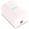 GETFORT GF-1G6FTP Ekranowane Gniazdo RJ45 do Montażu Natynkowego Cat.6, 1-Portowe, Białe
