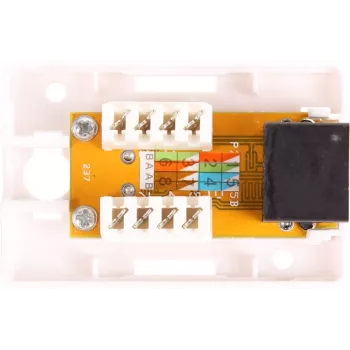 GETFORT GF-1G6UTP Gniazdo natynkowe RJ45 Cat.6 UTP, białe