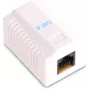 GETFORT GF-1G6UTP Gniazdo natynkowe RJ45 Cat.6 UTP, białe