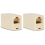 GETFORT GF-2G5E-BL-UTP RJ45 Cat.5e Inline Coupler Żeński-Żeński UTP Jasnoszary