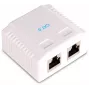 GETFORT GF-2G6UTP Gniazdo sieciowe natynkowe 2-portowe RJ45 Cat.6 UTP, biały