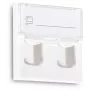 GETFORT GF-2MOD-2G Mosaic 2-Port RJ45 Cat.5e Moduł sieciowy, 45x45mm, Biały