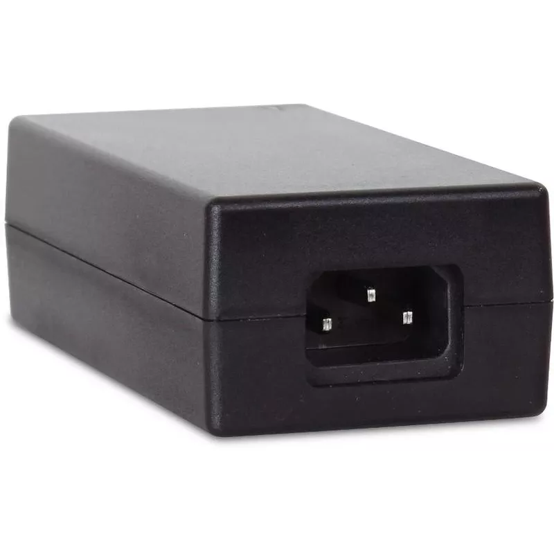 GETFORT GF-48D1000 48W Pasywny wtryskiwacz PoE, 100-240V AC na 48V DC, 10/100 Mbps, 2x RJ45, zgodny z IEEE 802.3af/at