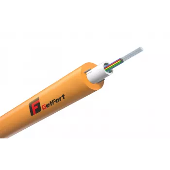GETFORT GF-DAC-12J Zewnętrzny pancerny kabel światłowodowy, 12 włókien, jednomodowy OS2 G.652D, 1m, do bezpośredniego zakopania, czarny