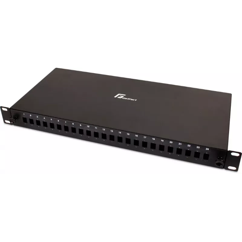 GETFORT GF-FO04-SX 1U 19 cali 24xSC Simplex stały panel krosowy światłowodowy