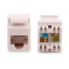 GETFORT GF-K5EUTP Cat.5e UTP Keystone Module RJ45, Biały