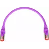 GETFORT GF-PC6ASFTP-0.25V Cat.6A S/FTP LSOH Kabel krosowy 0.25m Fioletowy