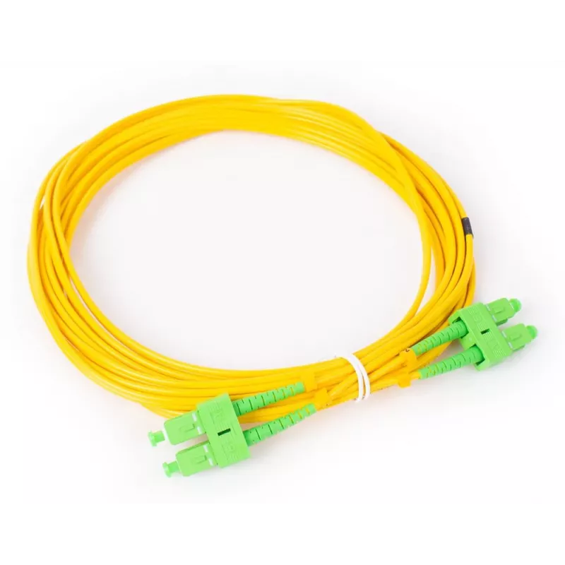 GETFORT GF-SASAD5 Jednomodowy dupleksowy kabel światłowodowy krosowy SC/APC do SC/APC, 5 m
