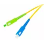 GETFORT GF-SUSAS5 Jednotrybowy kabel światłowodowy SC/UPC do SC/APC Simplex 5m LSZH Żółty