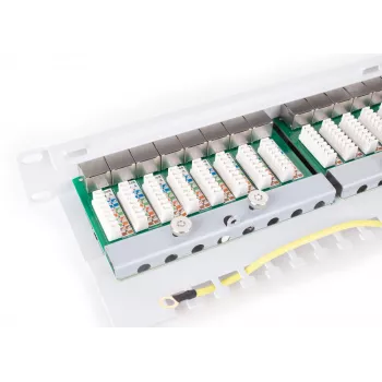 GETFORT PGF-6FTP24-B6-G Panel krosowy FTP CAT.6 24 porty Szary 1U Rackmount