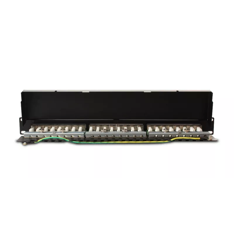 GETFORT PGF-6FTP24-B6 panel krosowy FTP Cat.6 24-portowy 19-calowy 1U czarny