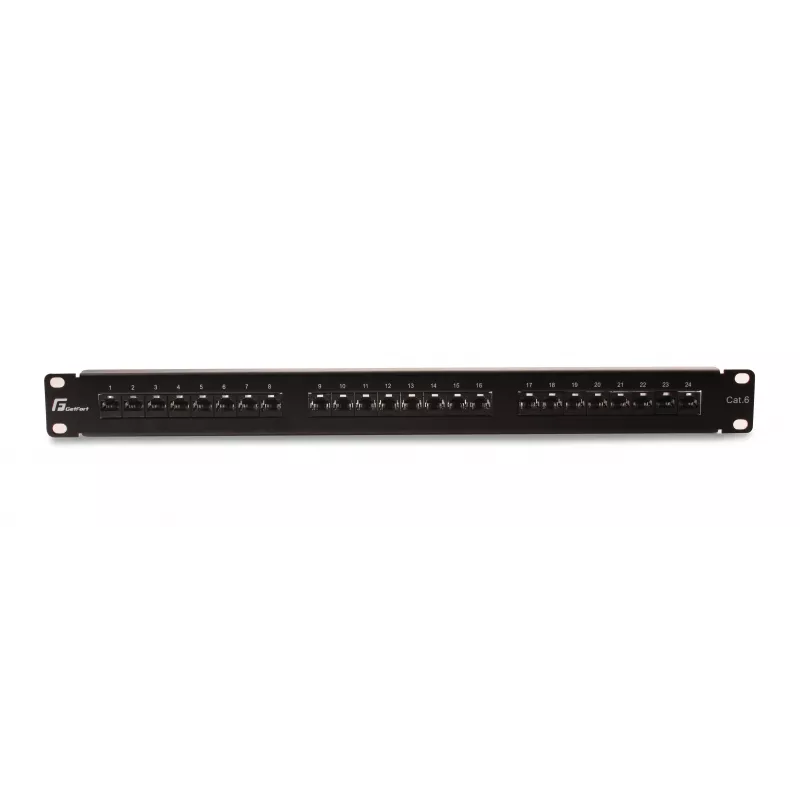 Panel krosowy GETFORT PGF-6UTP24-B5 24-portowy UTP kat.6
