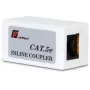 GETFORT RJ45 Cat.5e UTP Łącznik przelotowy żeński-żeński (czarny)