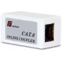 GETFORT RJ45 Cat.6 UTP złączka przelotowa żeńska-żeńska czarna