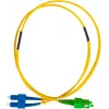 GETFORT Światłowód jednomodowy, kabel krosowy dupleksowy SC/UPC - SC/APC 2m żółty