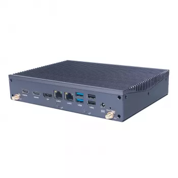 Giada DF613-I Intel Core i5-1335U Bezwentylatorowy Mini PC Barebone, 4x 4K Display, Dual GbE, DDR5, 2x M.2, VESA Mount, bez RAM/Dysku/OS