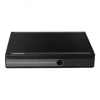 Giada F109D Bezwentylatorowy komputer wbudowany z Intel Celeron J4125, 8GB RAM, Dual GbE, Triple Display, VESA Mount, Czarny
