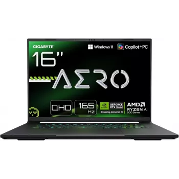 Gigabyte Aero X16 2WHA3DEC65AP 16.0 inch WQXGA Ryzen 9 32GB RAM SSD Laptop