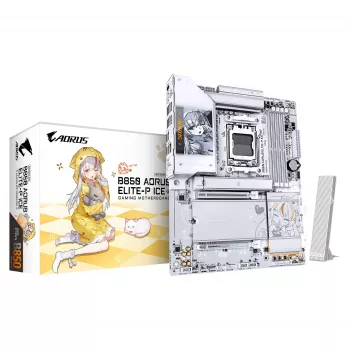 GIGABYTE B850 AORUS ELITE-P ICE AM5 ATX Płyta główna, 4xDDR5, PCIe 5.0, 2.5GbE, Wi-Fi 6E, Biała