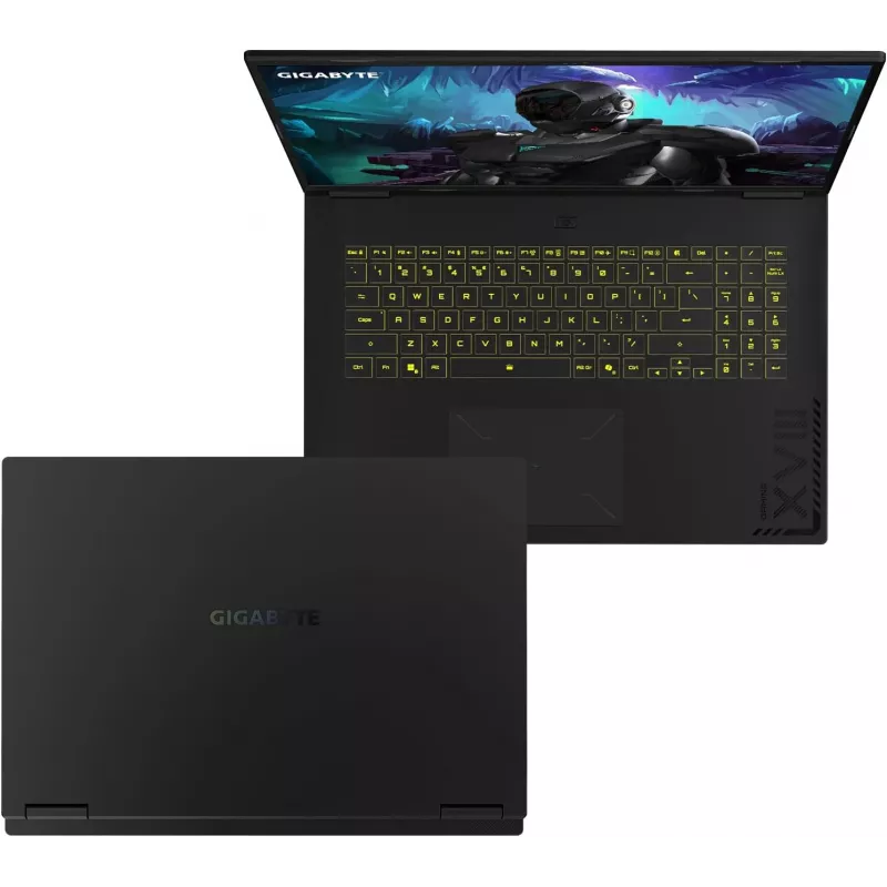 Laptop Gigabyte Gaming A18 3VHK3DEC64SH, Ryzen 7, 32GB RAM, SSD, 18 cali WQXGA (produkt odnowiony)