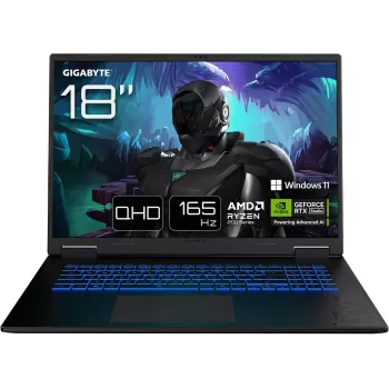 GIGABYTE Gaming A18 3WHK3DEC64SH 18 cali WQXGA Ryzen 7 32GB RAM SSD Laptop