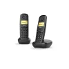 Gigaset A170 Duo Czarny Bezprzewodowy Telefon DECT z Automatyczną Sekretarką, 2 Słuchawki, ECO DECT