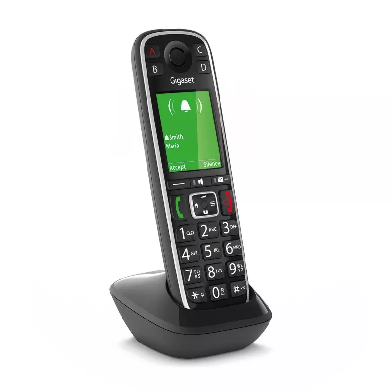 Gigaset E720HX Bezprzewodowa słuchawka DECT z identyfikacją rozmówcy – antracyt