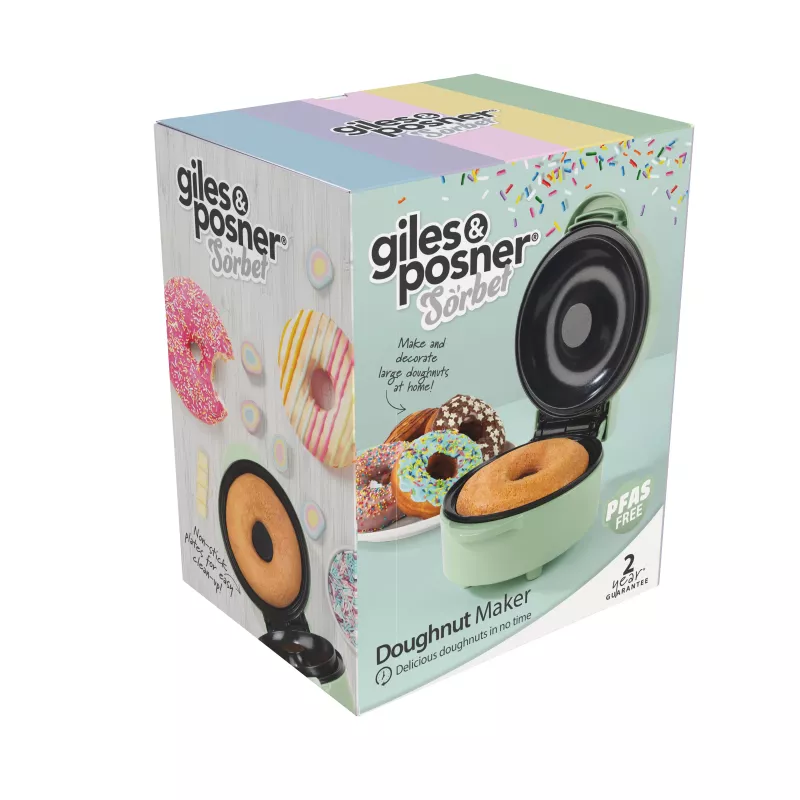 Giles & Posner EK6549GSGRVDE Doughnut Maker - szary, 700W, 6 pączków