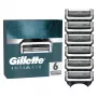 Gillette Intimate Wkłady do Maszynki do Golenia, 6 kasetek, Czarny, Golenie Owłosienia Łonowego Mężczyzn