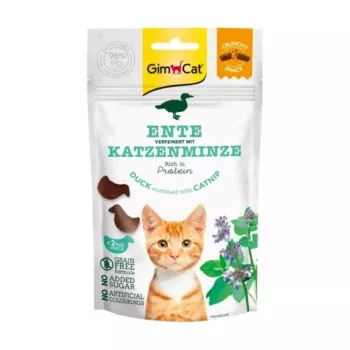 GimCat Crunchy Snacks Duck wzbogacone kocimiętką 50g