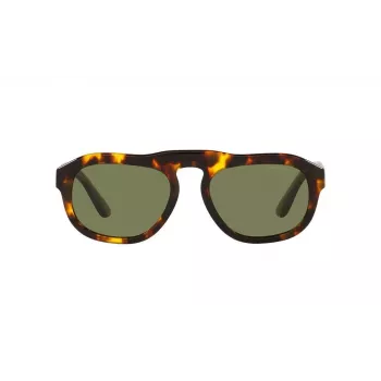 GIORGIO ARMANI AR8173-50922A Męskie kwadratowe okulary przeciwsłoneczne Matowa czerń Szary gradient 52mm