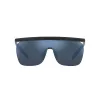 Okulary przeciwsłoneczne GIORGIO ARMANI AR8169-504255 Matowa czerń Ciemny szary Pilot Kwadrat